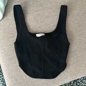 Aritzia Babaton black tank!